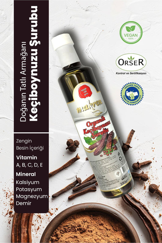 Makren Organik Keçiboynuzu Şurubu 350 g Palmiye Gurme