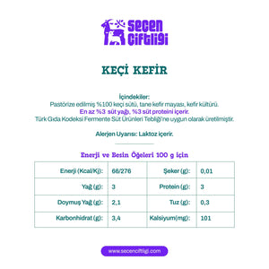 20'li Paket - Minik Boy Keçi Kefir 330 ml Palmiye Gurme