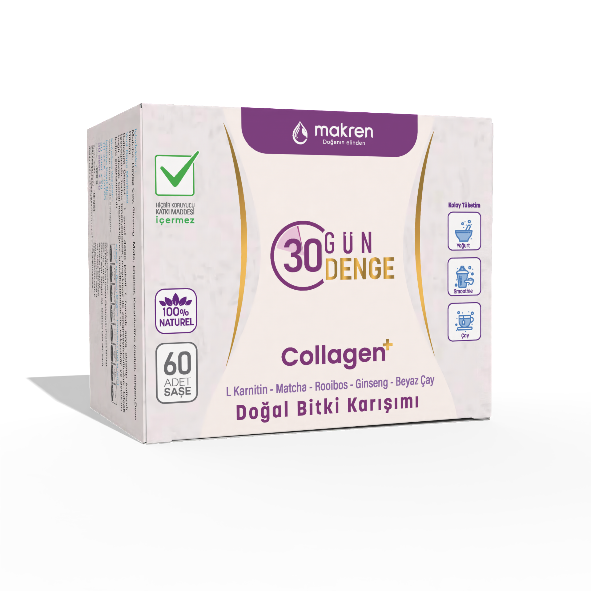 Makren 30 Gün Denge Çayı 60’lı Şase Palmiye Gurme