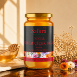 Safura Doğal Krem Çiçek Balı 450g