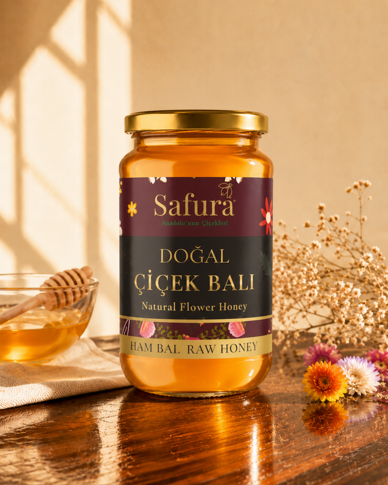 Safura Doğal Çiçek Balı 450g