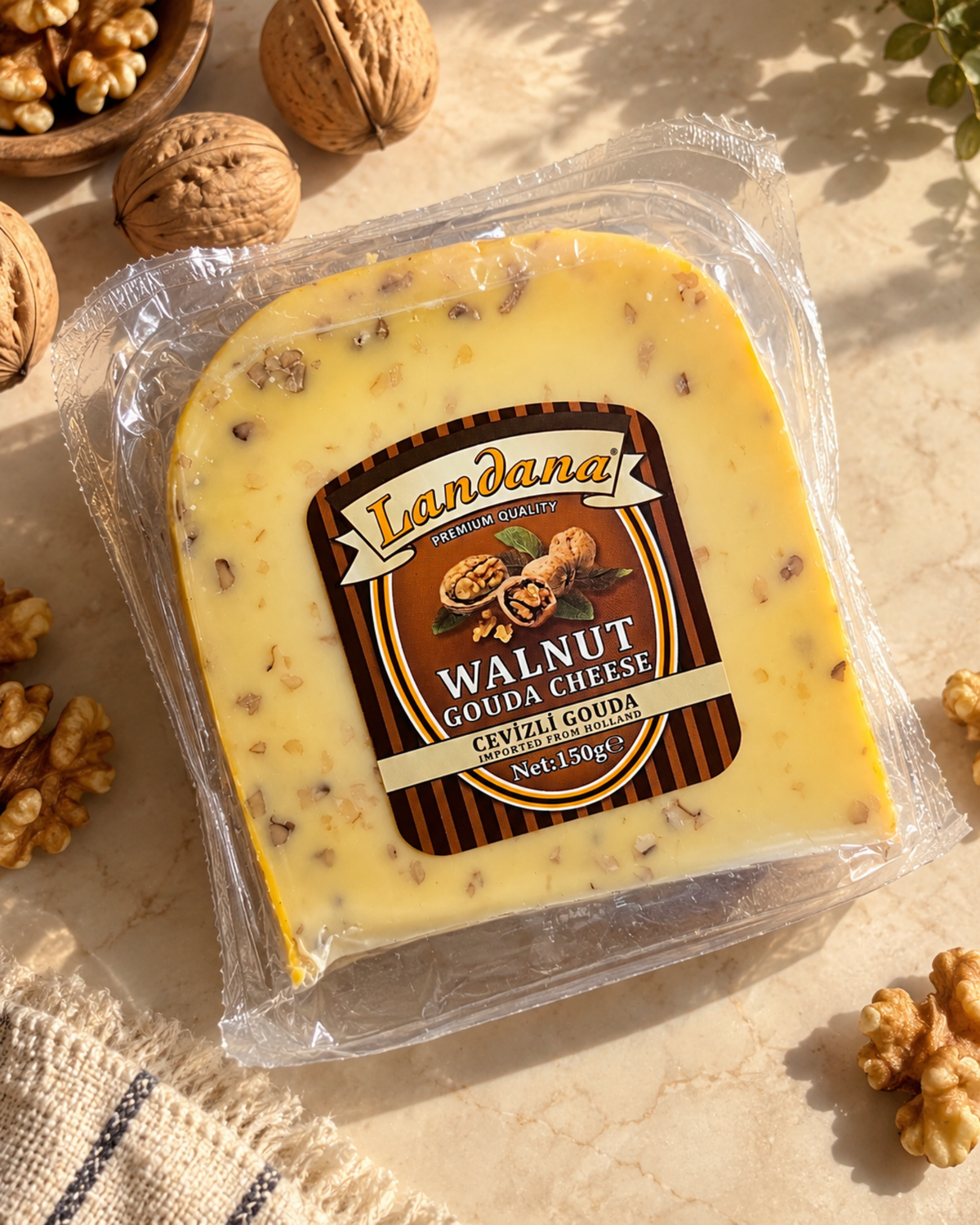 Landana Cevizli Gouda Peyniri 150 g Palmiye Gurme