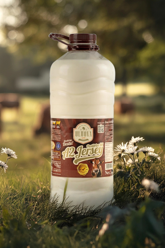 Uluova Jersey Süt 3 Litre | Doğal & Katkısız | Taze Palmiye Gurme
