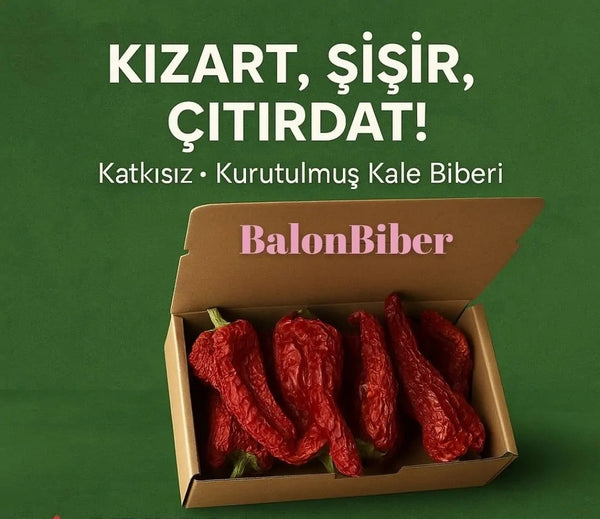 Balon Biber Kale Biber Palmiye Gurme