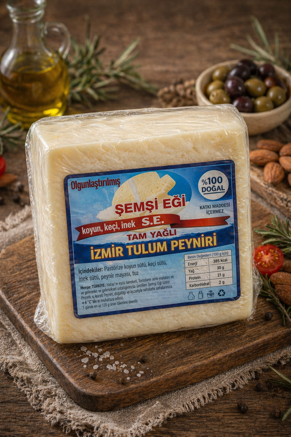 İzmir Tulum Peyniri  300-400g. Palmiye Gurme