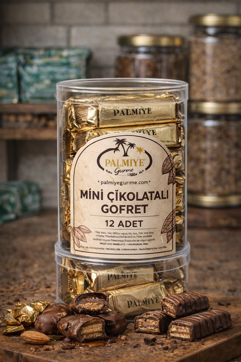 Mini Çikolatalı Gofret 12 Adet