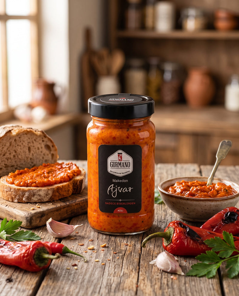 Gurmano Makedon Ajvar Acılı 490 g