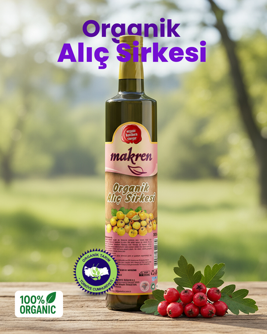 Makren Organik Alıç Sirkesi 500 ml Palmiye Gurme