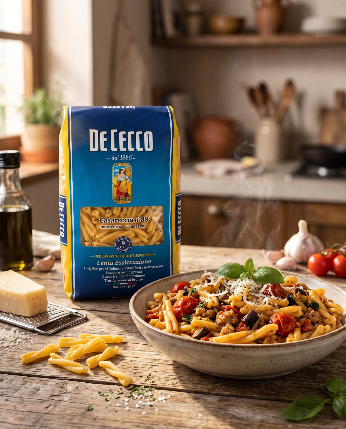 De Cecco Casareccia 500 g (Bronz Kalıp İtalyan Makarnası) Palmiye Gurme
