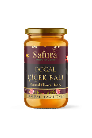Safura Doğal Çiçek Balı 450g Palmiye Gurme