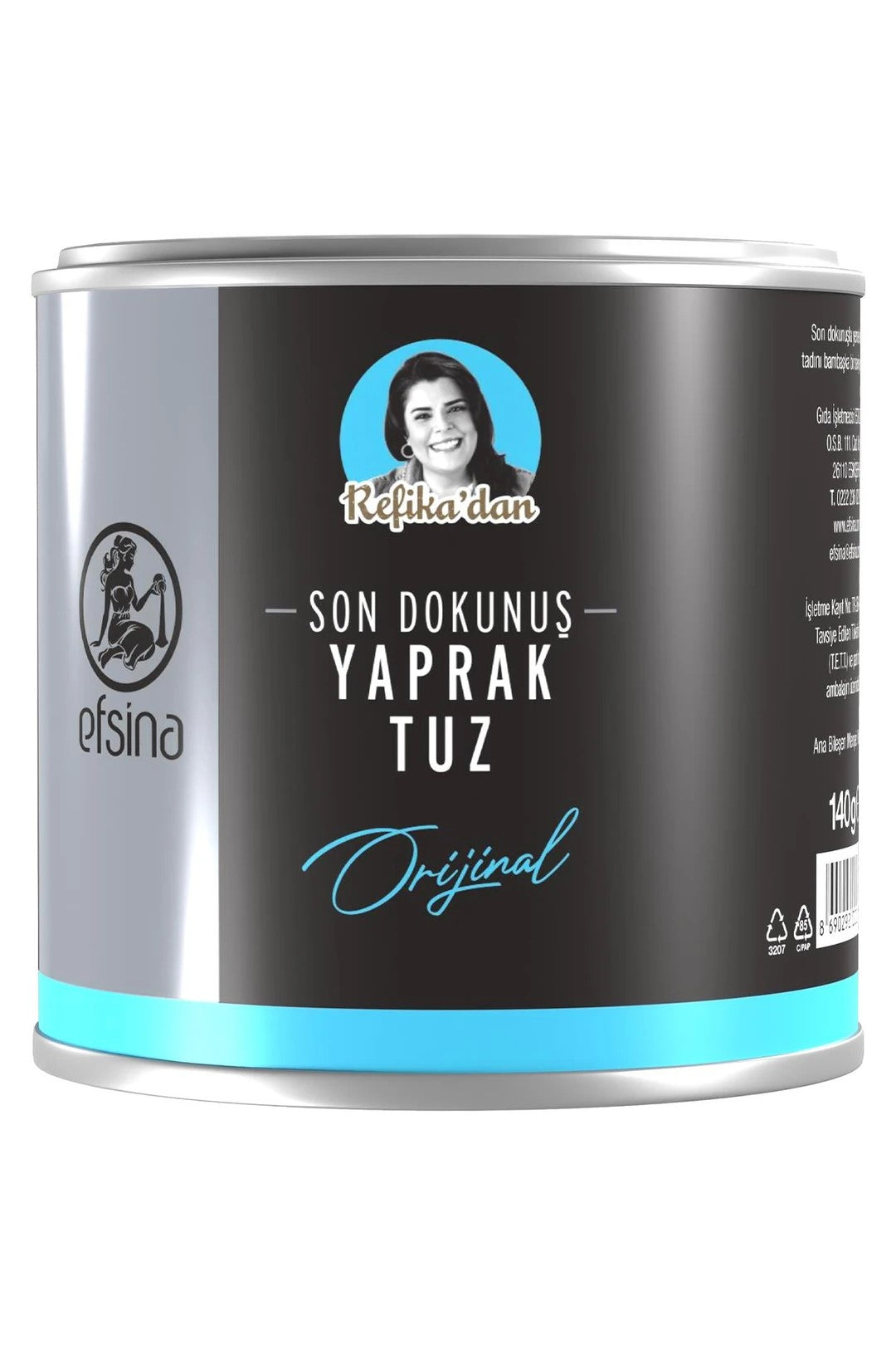 EFSİNA 140 GR ORİJİNAL YAPRAK TUZ REFİKA'DAN Palmiye Gurme