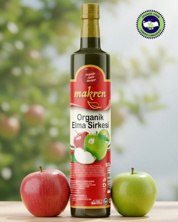 Makren Organik Elma Sirkesi 500 ml Palmiye Gurme