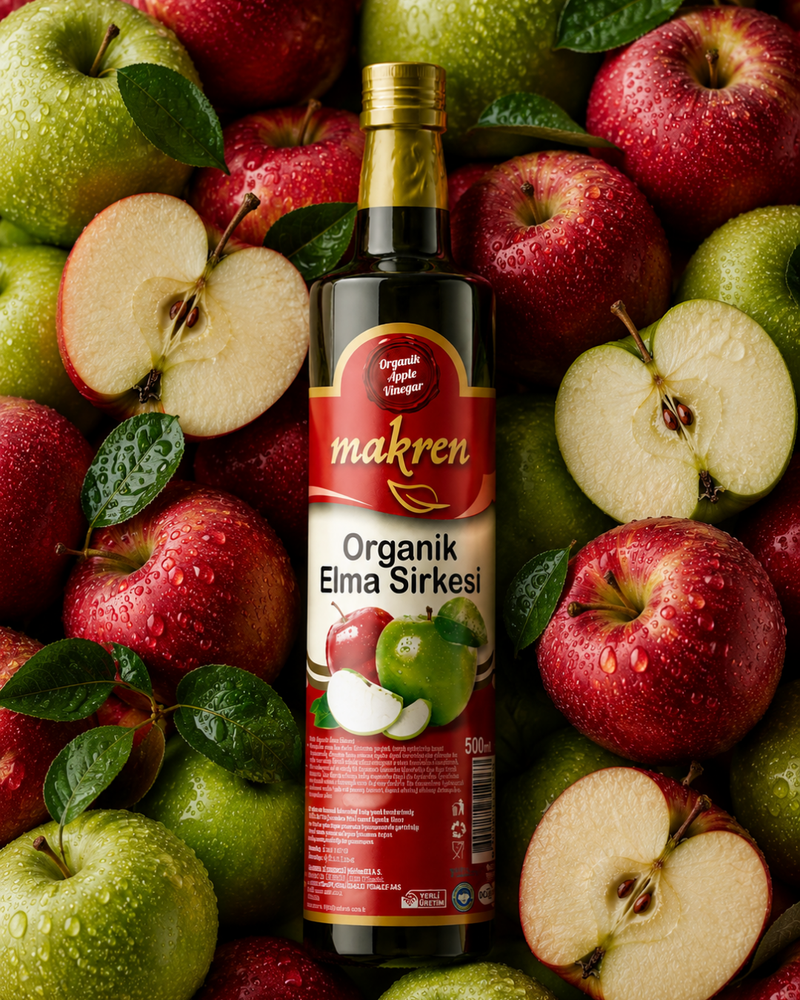 Makren Organik Elma Sirkesi 500 ml