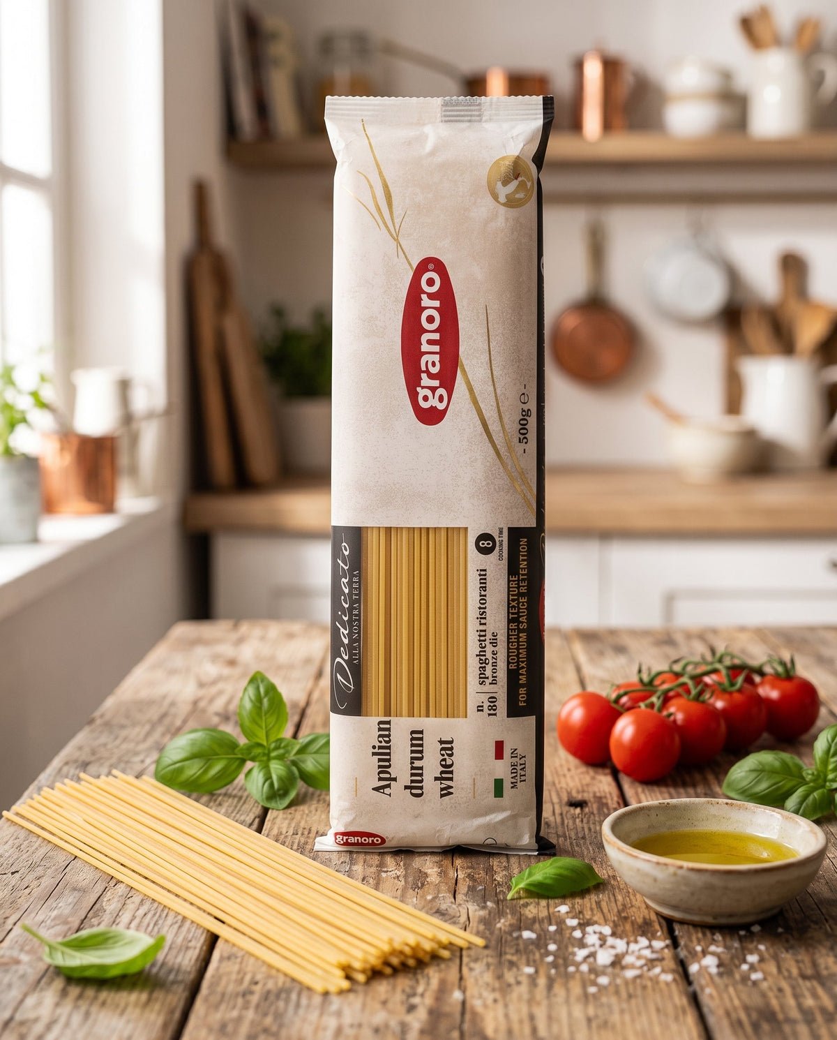 Granoro Dedicato talyan Spagetti Makarna (Spaghetti Ristoranti) 500 g Palmiye Gurme