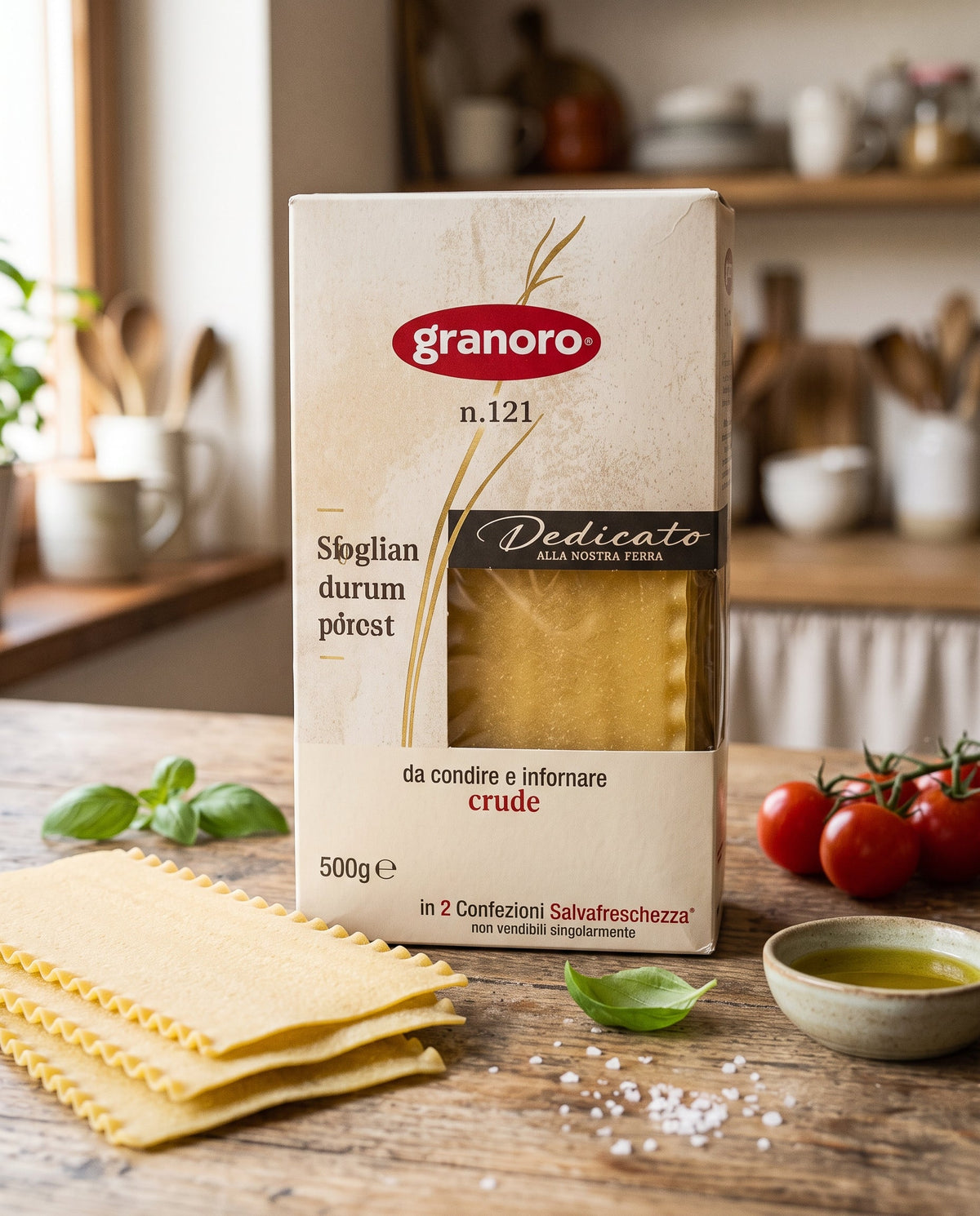 Granoro İtalyan Lazanya Makarnası 500 g Palmiye Gurme
