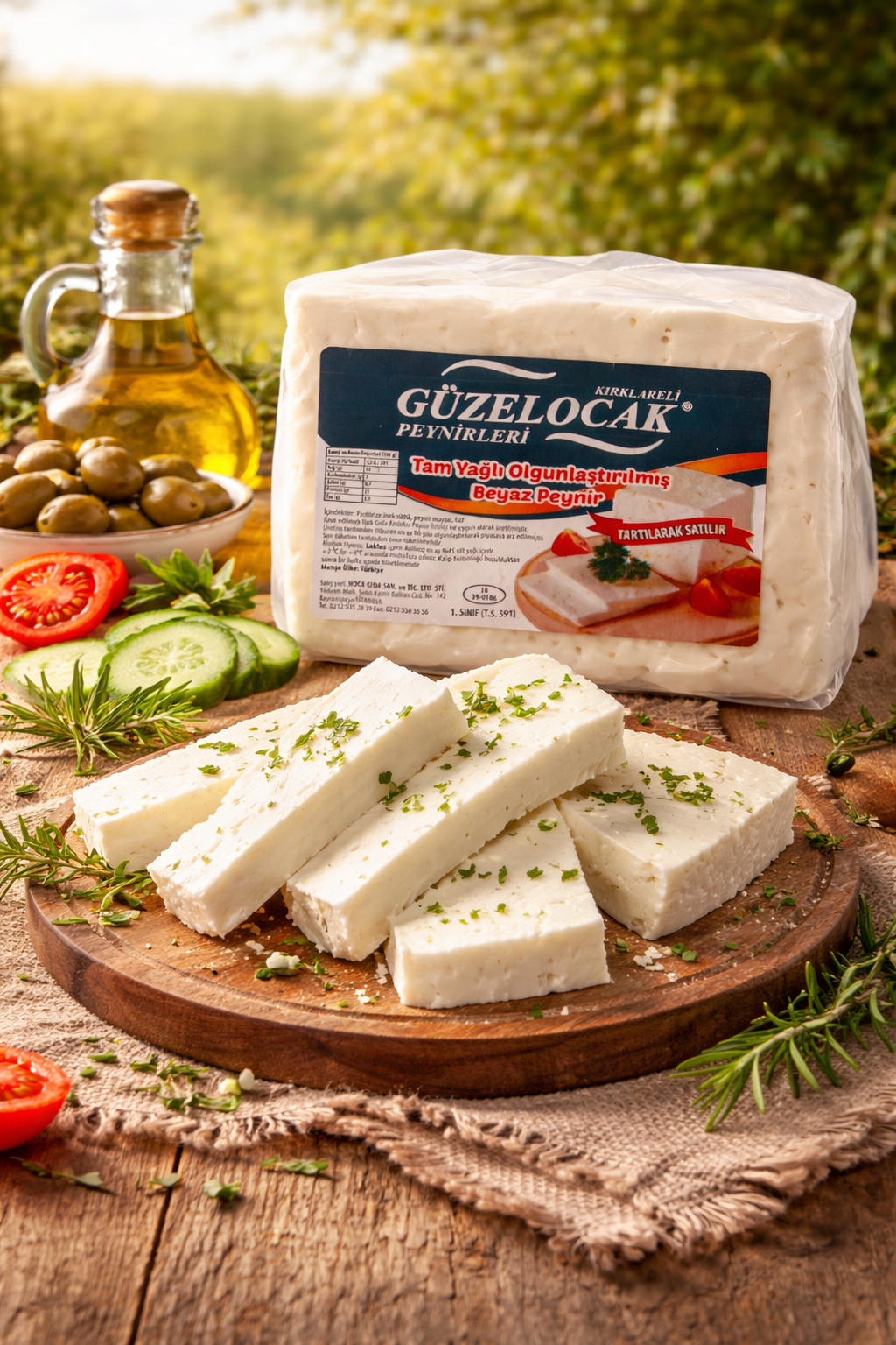 Tam Yağlı Olgunlaştırılmış Beyaz Peynir 600 gr Palmiye Gurme