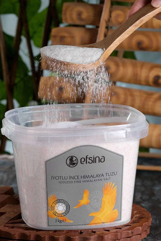 EFSİNA 2 KG İYOTLU İNCE HİMALAYA TUZU Palmiye Gurme