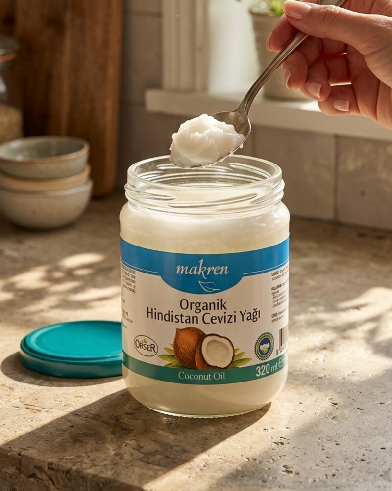 Makren Organik Hindistan Cevizi Yağı 320 ml