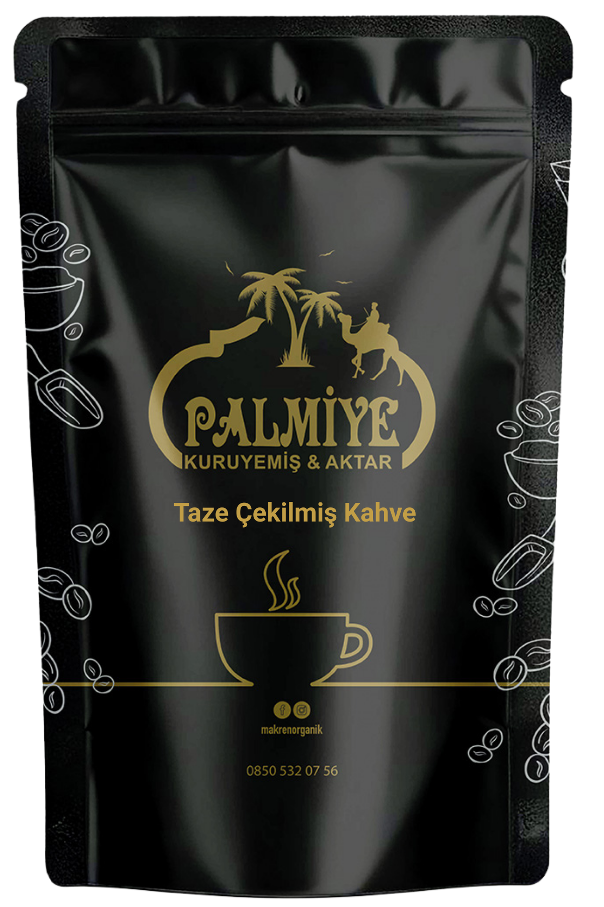 Taze Çekilmiş Kahve 250 gr – Siparişe Özel Öğütülmüş Palmiye Gurme