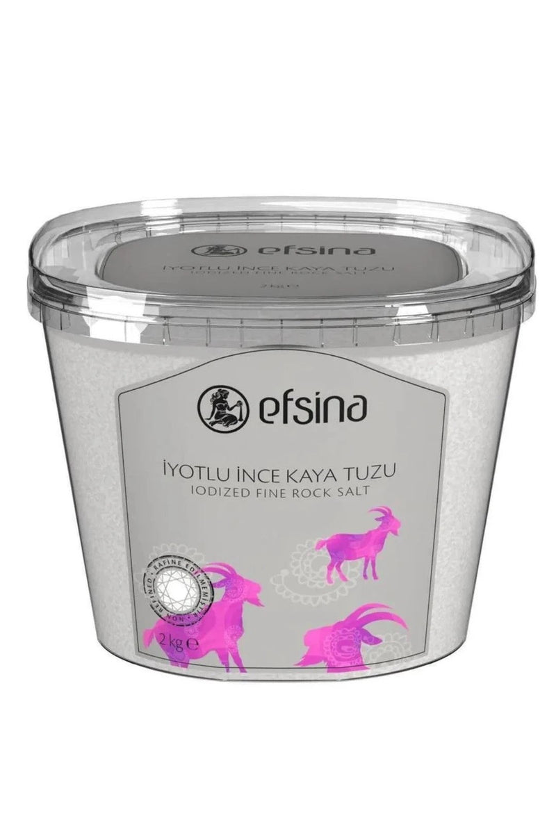 EFSİNA 2 KG İYOTLU İNCE KAYA TUZU