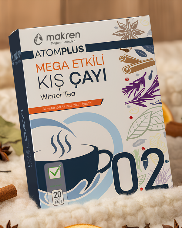 Makren Atom Kış Çayı 20’li Şase Palmiye Gurme