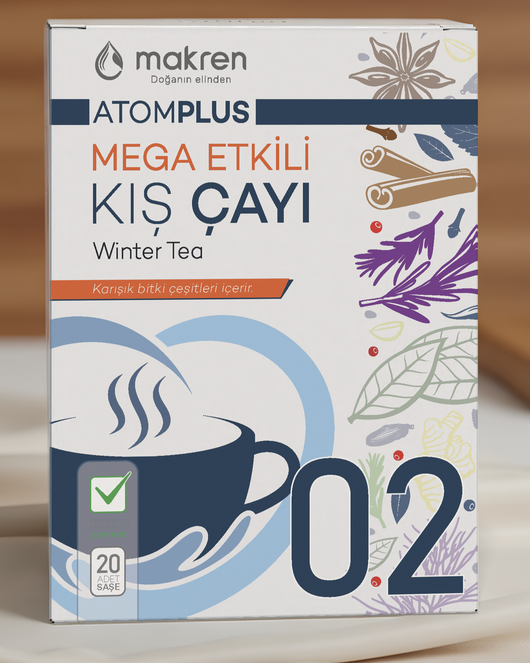 Makren Atom Kış Çayı 20’li Şase Palmiye Gurme