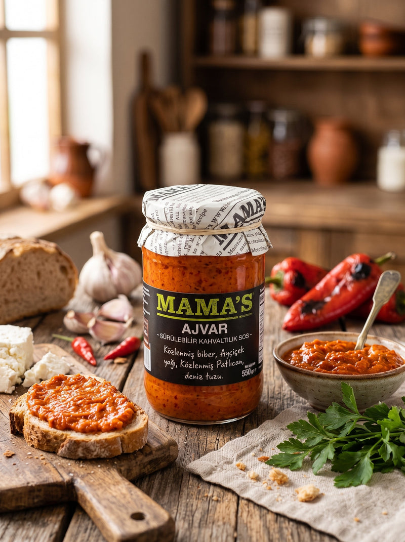 Mama's Sürülebilir Kahvaltı Sosu Ajvar 550 g