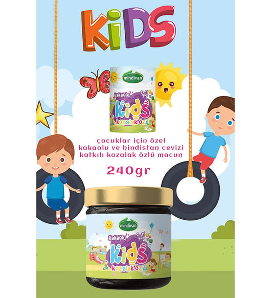 Mindivan Kakaolu Kids Kozalak Özü (240gr) Palmiye Gurme