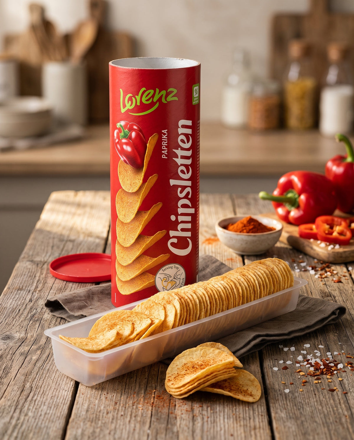Lorenz Chipsletten Paprika Toz Biberli Patates Cipsi 100 g Palmiye Gurme