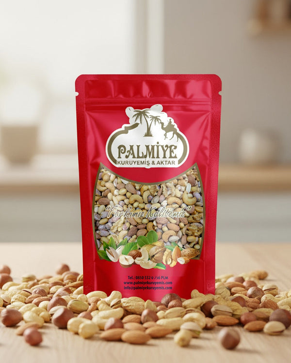 Süper Altılı Karışık Çerez 1 Kg Palmiye Gurme
