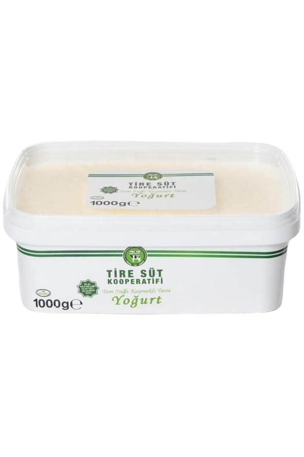 Tava Yoğurt 1 kg – Katkısız Doğal Köy Yoğurdu Tire Süt Koop. Palmiye Gurme