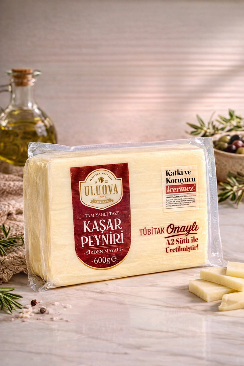 Uluova Kaşar Peyniri (600 Gram)