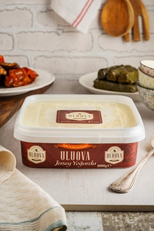 Kaymaklı Tava Jersey Yoğurdu 1 KG | Yoğun Kremalı Lezzet | Doğal & Taze Palmiye Gurme